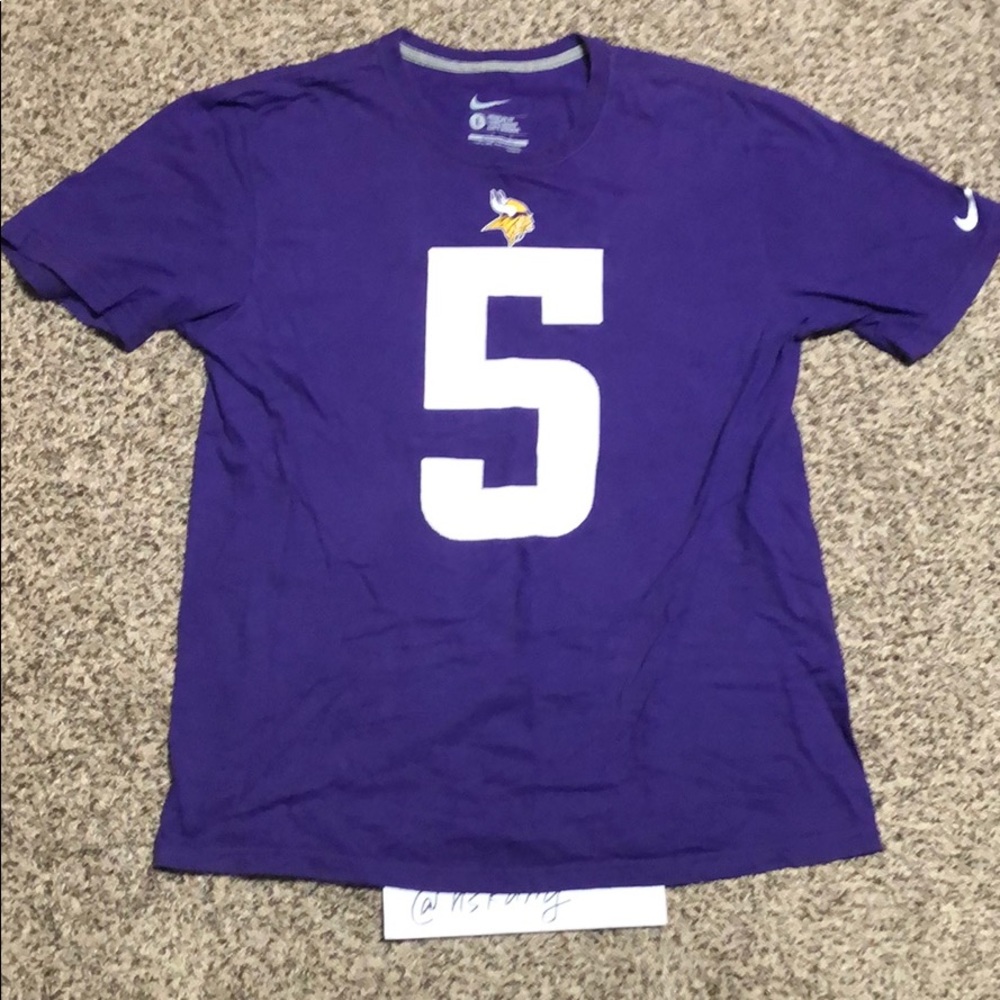 Nike Minnesota Vikings teddy bridgwater jersey tee